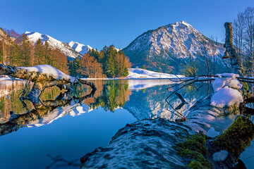 Moorweiher - Oberstdorf - See - Alpen - Allgäu - Winter