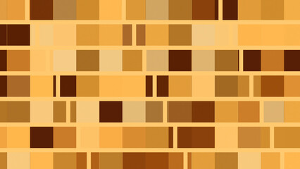 Abstract golden beige and brown geometric squares tiles design background 4k