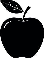 A single bright yellow lemon with a green leaf and stem on a white background