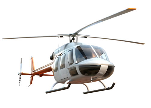 helicopter copter chopper helicopter isolated on white background PNG, ai generated