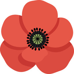 Minimalist black silhouette of a dandelion seed head on a white background