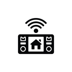 Smart home control panel icon