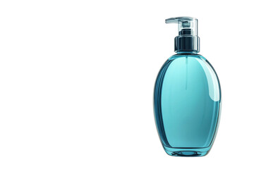 Fototapeta premium A refreshing pump bottle gleaming with purity promising cleanliness and serenity against a on transparent background