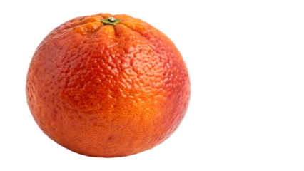 Seville orange isolated on a white background PNG. AI GENERATED.