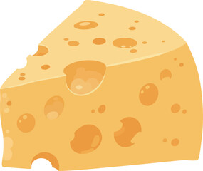 Swiss Cheese Slice - Dairy Food & Ingredient