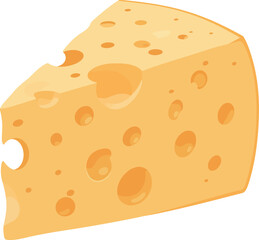 Swiss Cheese Slice - Dairy Food & Ingredient