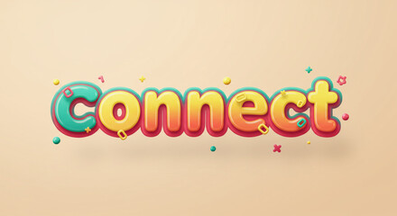 Connecting People A Vibrant and Playful Illustration of Connection