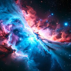 after the big bang, creation of our universe concept