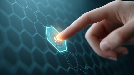 Futuristic Technology Digital Interface Augmented Reality AI Innovation Futuristic User Interface Modern Technology Digital World Abstract Background Innovative Design Science Technology Digital      