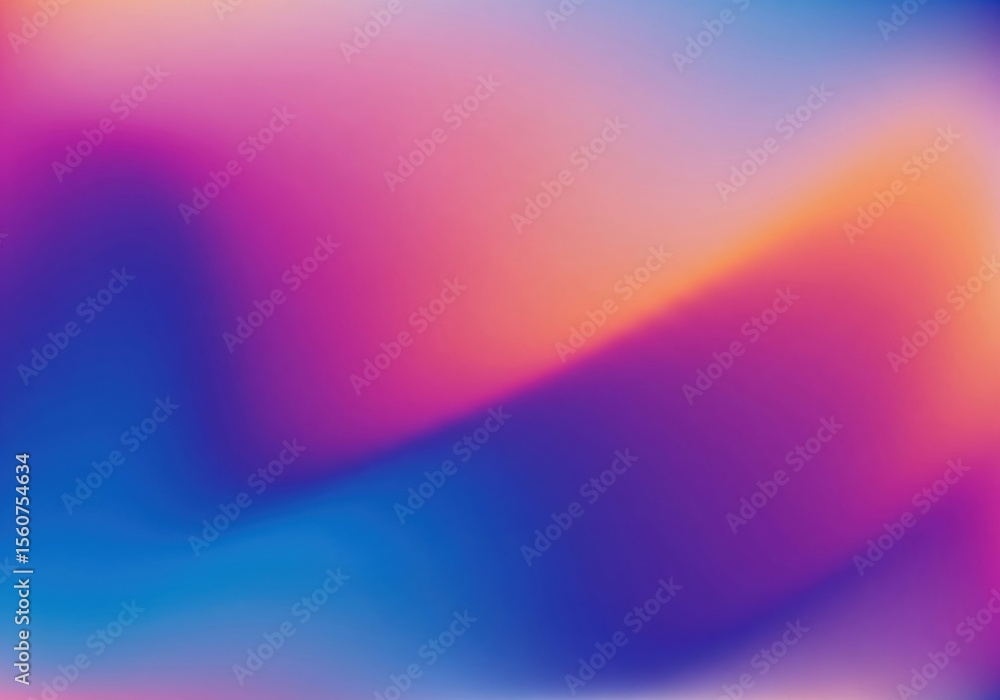 Aufkleber vibrant fluid color abstract background. dynamic colorful design featuring soft transitions and vivi