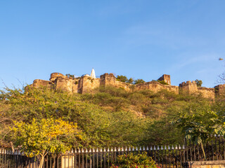 Moti Dungri Fort, Shri Ganesh Temple. Jaipur, Rajasthan state, India.