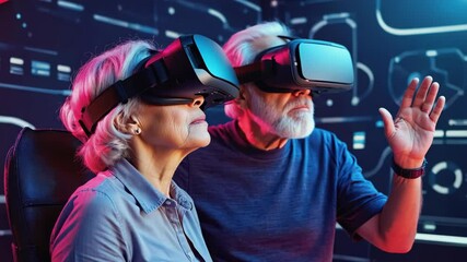 Seniors explore virtual reality technology in interactive experience - Powered by Adobe