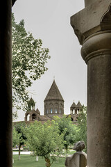 Mother Cathedral of the Armenian Apostolic Church of Etchmiadzin, fourth century. Vagharshapat,...