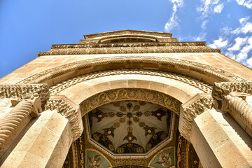 Ornament and fragments. Mother Cathedral of the Armenian Apostolic Church of Etchmiadzin, fourth...