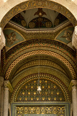 Ornament and fragments. Mother Cathedral of the Armenian Apostolic Church of Etchmiadzin, fourth century. Vagharshapat, Armavir Province, Armenia