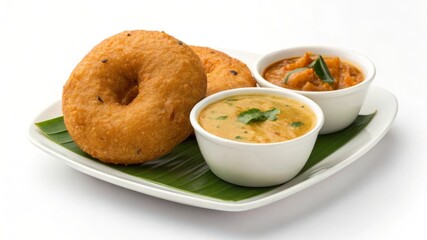 Savor the flavor of medu vada with sambar and coconut chutney a traditional south indian breakfast delight homemade recipe gastronomic experience culinary exploration