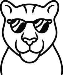 head of a tiger head