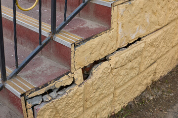 Damaged Structure Requires Urgent Repair Work
