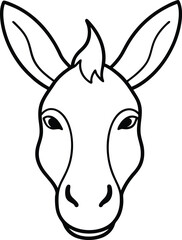 head of donkey