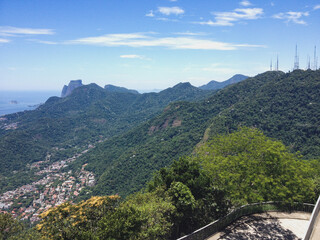 Spectacular view from Corcovado Mountain