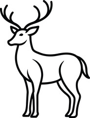 deer vector illustration