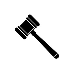 Gavel Icon Vector Flat Clean Isolated Style