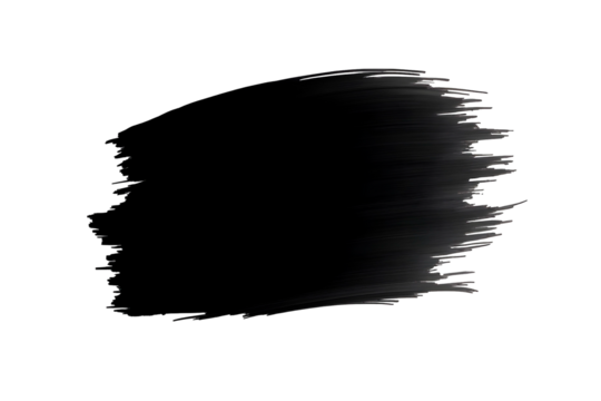 black paint brush strokes