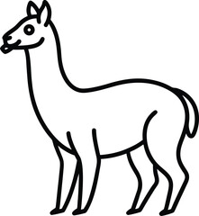 vector illustration of a kangaroo