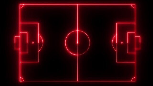 Football Field icon animation, sports stadium icon, world football.
