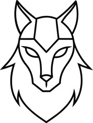 wolf tribal tattoo