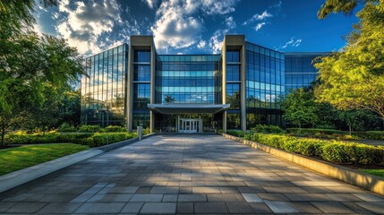 Obraz premium Modern Office Building Exterior