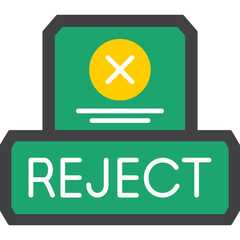 Obraz premium Reject Icon
