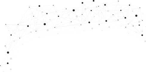 connected dots, connection abstract design vector