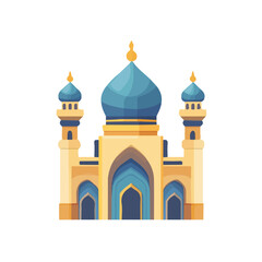 2D flat vector illustration of a Baghrir in icon style, isolated on white background