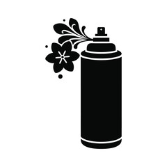 Air Freshener Spray Vector Illustration, Aerosol Air Freshener Vector Design, Floral Scent Air Freshener Vector Set