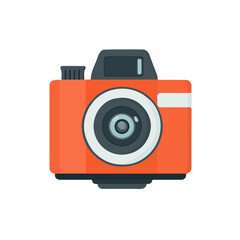 Minimal flat vector of a Action Camera, 2D icon-style illustration on white background