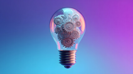 Incandescent Light Bulb on Dark Background for Energy Concepts