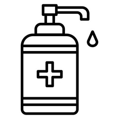 Obraz premium Hand Sanitizer Icon