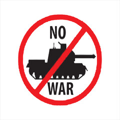 No War Stop Tank Icon,
Anti War Vector Illustration,
Say No to War Graphic,,
Peace Not War Tank Symbol,
No War Red Circle Sign,
Stop War Concept Illustration,