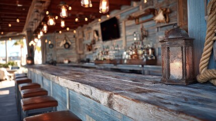 Fototapeta premium Cozy beach bar