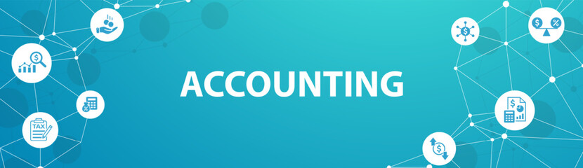 Accounting icon set. Containing financial statement, accountant, financial audit, invoice, tax calculator, business firm, tax return, income and balance sheet icons. Solid icon collection.