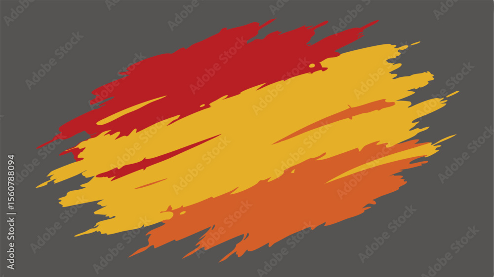 Poster abstract color swatch with transparency perfect for creative design projects