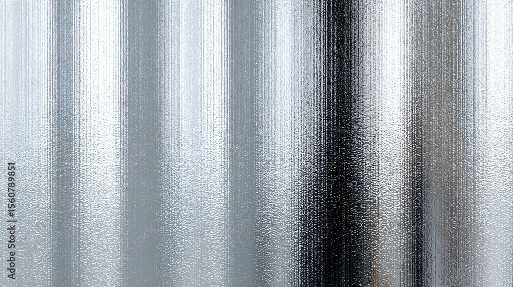 Poster abstract metallic background with vertical silver light strips. modern technology pattern for digita
