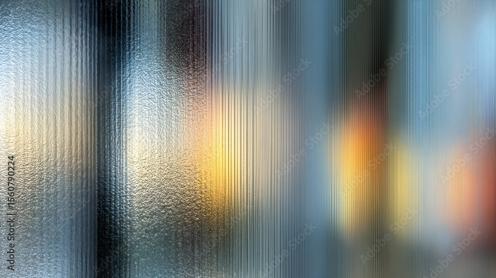 Poster abstract metallic background with vertical silver light strips. modern technology pattern for digita