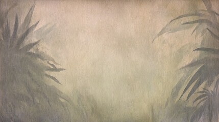 Vintage tropical foliage background