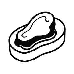 peanut butter sketch vector art