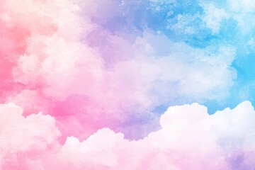 Pastel cloudscape, soft colors, dreamy sky