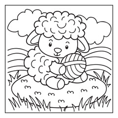 Cute Farm Animal Coloring Pages for Kids – Bold and Easy Line Art Printables
