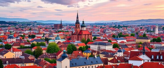 Breda Cityscape Panorama Our Lady