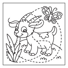 Cute Farm Animal Coloring Pages for Kids – Bold and Easy Line Art Printables